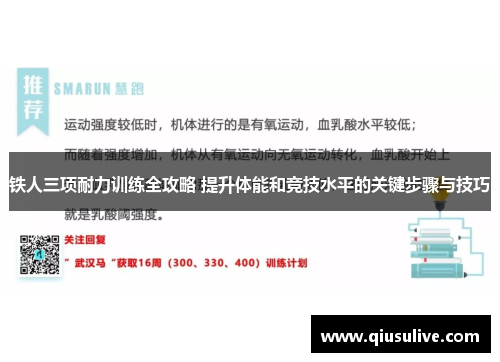 铁人三项耐力训练全攻略 提升体能和竞技水平的关键步骤与技巧